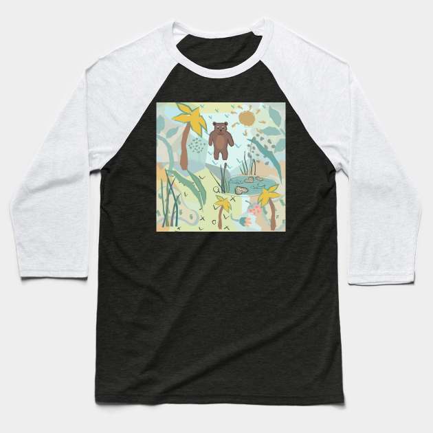 Bear Baseball T-Shirt by Countryside